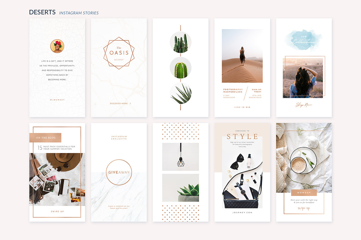 CANVA & PS Complete Instagram Bundle, a Social Media Template by Poego Social (Photo 18 of 52)