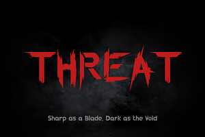 Threat - Grunge Brush Font