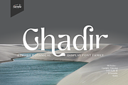 Ghadir, Botanical Display Font, a Sans Serif Font by Namela Studio (Thumbnail 1 of 10)