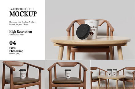 Paper Coffee Cup Mockup