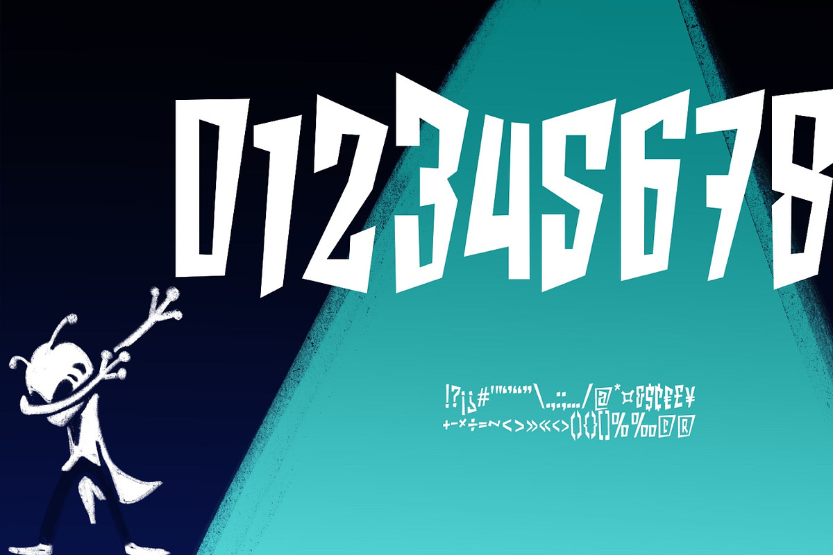 Babarun- Chaotic Display Font, a Font by Lurinzu Studios (Photo 6 of 11)