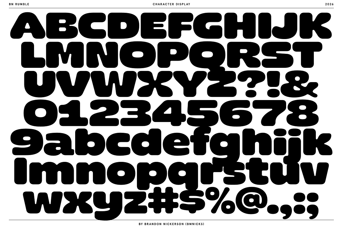 BN Rumble, a Sans Serif Font by Bnick (Photo 11 of 16)