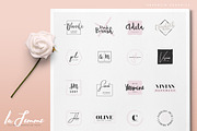 250 Feminine Logos Pack, a Branding & Logo Template by Graphicdome (Thumbnail 3 of 27)