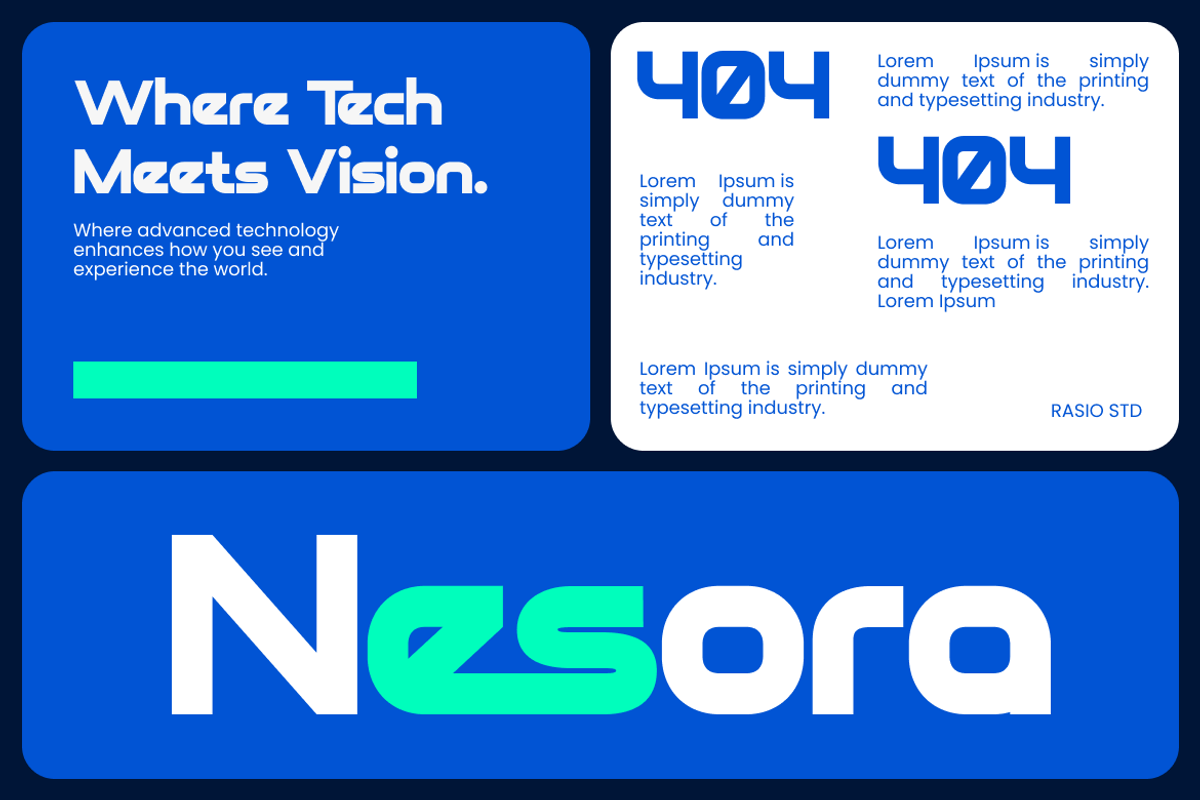 Nexoris Modern Branding Sans Font, a Sans Serif Font by Rasio Studio (Photo 5 of 9)