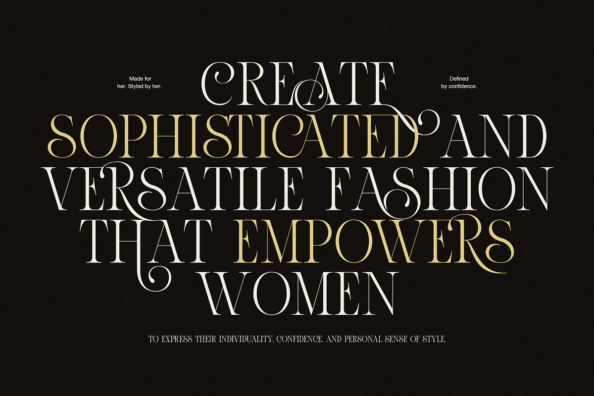 Ames uxury Serif Font, a Serif Font by Graphicxell (Photo 6 of 8)