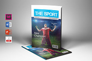 American Football Magazine Template, a Magazine Template by obidullah_01 (Thumbnail 1 of 14)