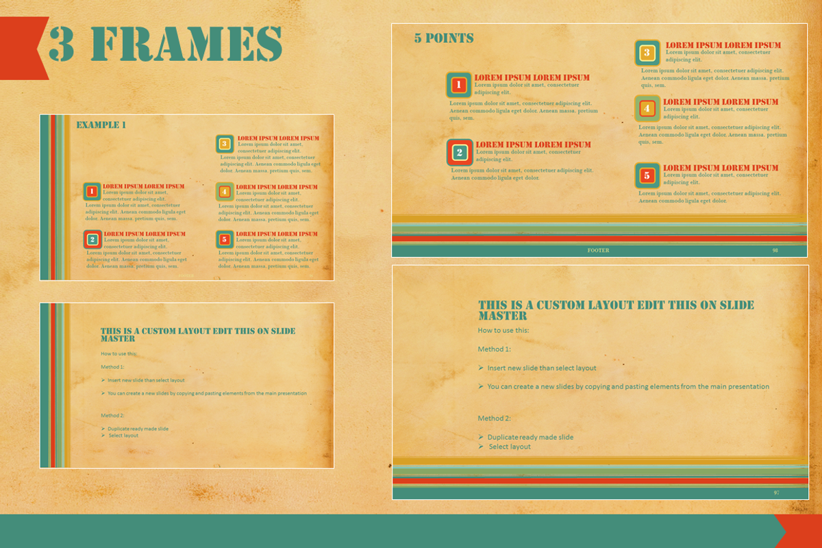 Retro Lights Strategic Business PP, a Presentation Template by Yes Presentations (Photo 9 of 10)