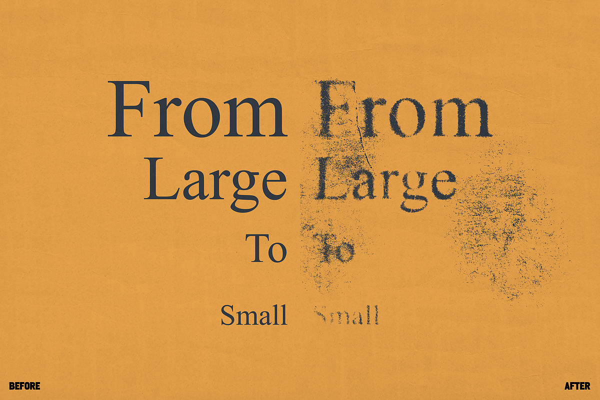Grunge Text Effect Template, a Layer Style Add-On by Mint Pixels (Photo 6 of 8)