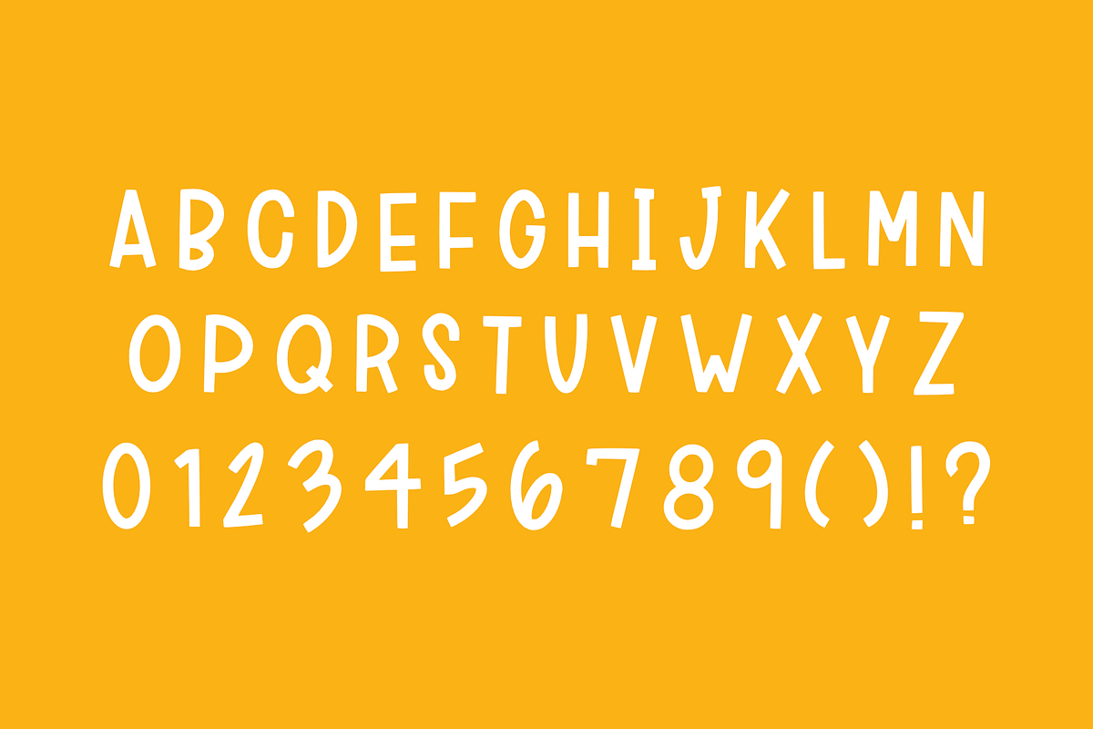 Kindergarten Whimsical Display Font, a Sans Serif Font by McK-CreativeStudio (Photo 2 of 4)