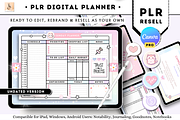 PLR Resell Pastel Digital Planner, a Stationery Template by Tas Creative Studio (Thumbnail 1 of 13)