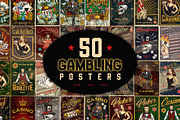 50 Gambling posters, a Brochure Template by DGIM studio (Thumbnail 1 of 6)