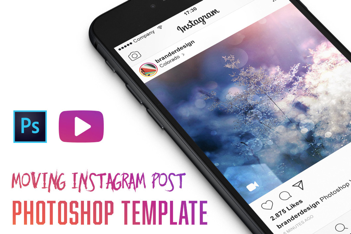 Animated Video - Photoshop Template, a Social Media Template by BranderDesigns (Photo 1 of 9)