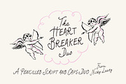 Heart Breaker Font Duo, a Handwritten Font by Nicky Laatz (Thumbnail 1 of 26)