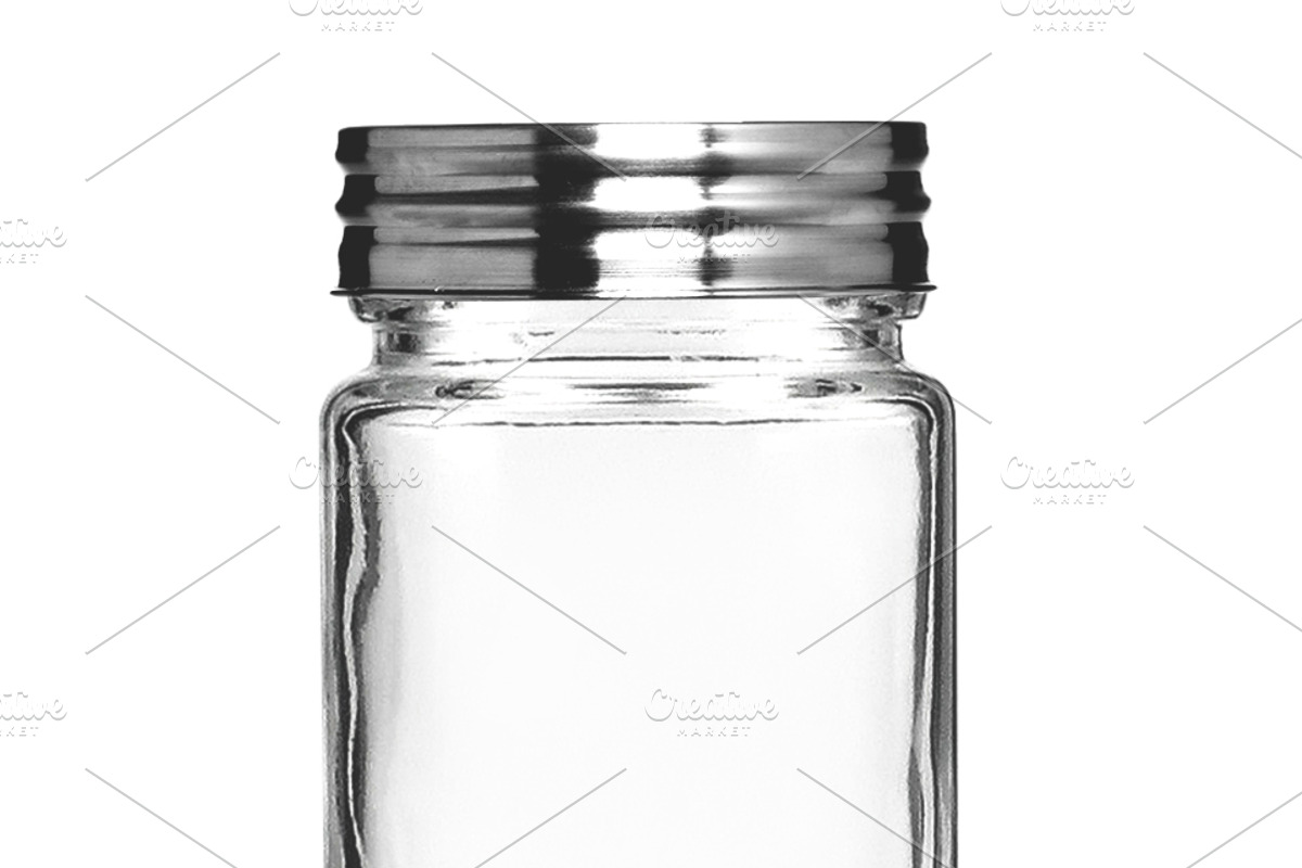 Glass Mason Jar with Metal Lid, a Packaging Mockup by Professional Assets (Photo 3 of 5)