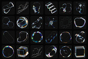 3D Dispersion Glass Shapes Vol2, a Graphic by LarysaZabrotskaya (Thumbnail 4 of 16)