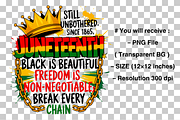 Juneteenth Trendy PNG Bundle, a Graphic by Black Gallery (Thumbnail 21 of 21)