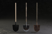 Shovel Set, an Object 3D Model by mockupzz (Thumbnail 2 of 9)