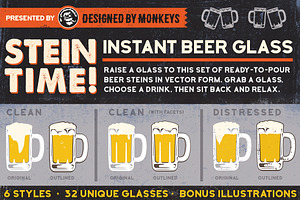 Stein Time: Craft Beer Glass Set