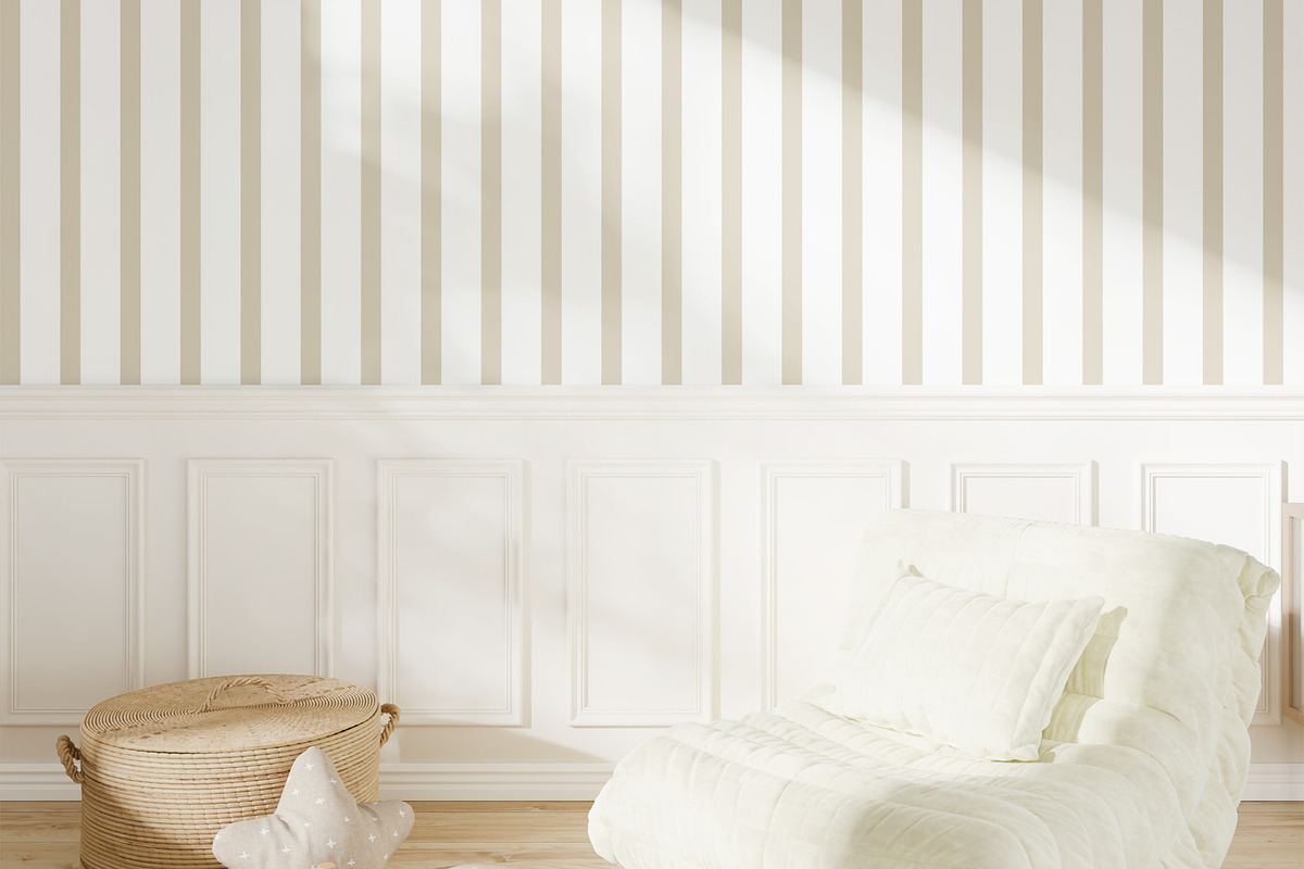 Beige Floral Patterns, a Wallpaper Graphic by Bloomart Studio (Photo 7 of 7)