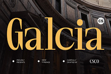 CS Galcia – Condensed Font