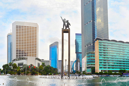 Selamat datang monument featuring jakarta, indonesia, and city, an Architecture Photo by joyt