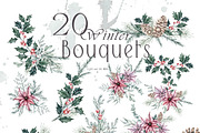 Christmas gnome watercolor clipart, an Illustration by Daryartsy (Thumbnail 2 of 11)