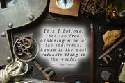 World Explorer Handmade Stamped Font, a Serif Font by Le Paper Cafe (Thumbnail 3 of 10)