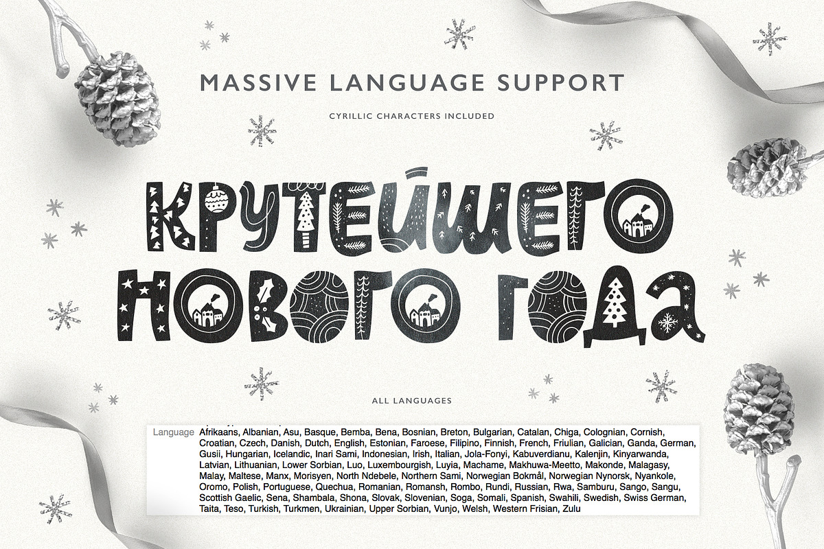 Nordic Christmas - scandinavian font preview 5