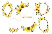 Watercolor flower - Summer Sunflower, an Illustration by Beigetime (Thumbnail 5 of 9)