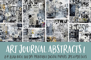 Art Journal Abstracts 1 Textures