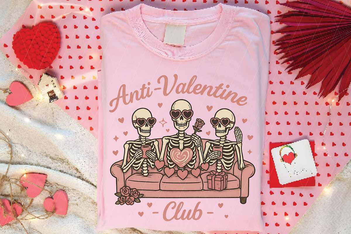 Anti Valentine Club Png, Valentine's, an Illustration by DreamPrint404 (Photo 7 of 8)