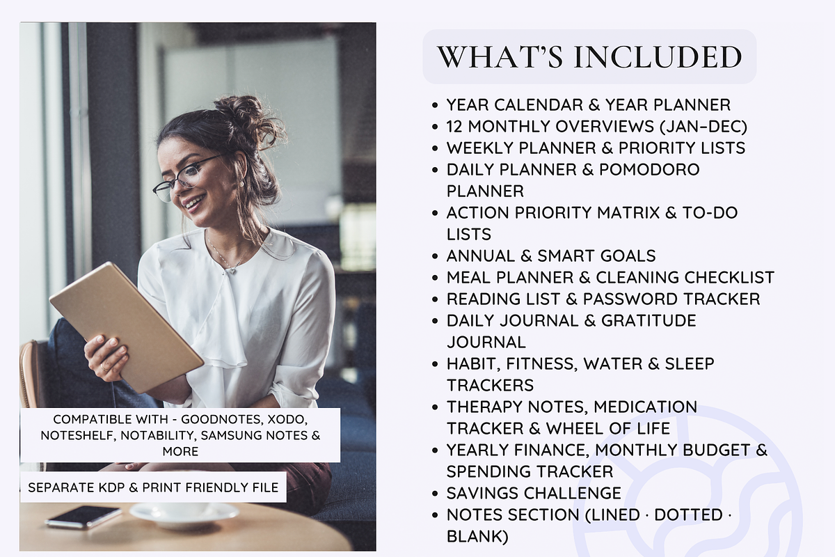 ADHD Digital Planner Daily Organizer preview 2