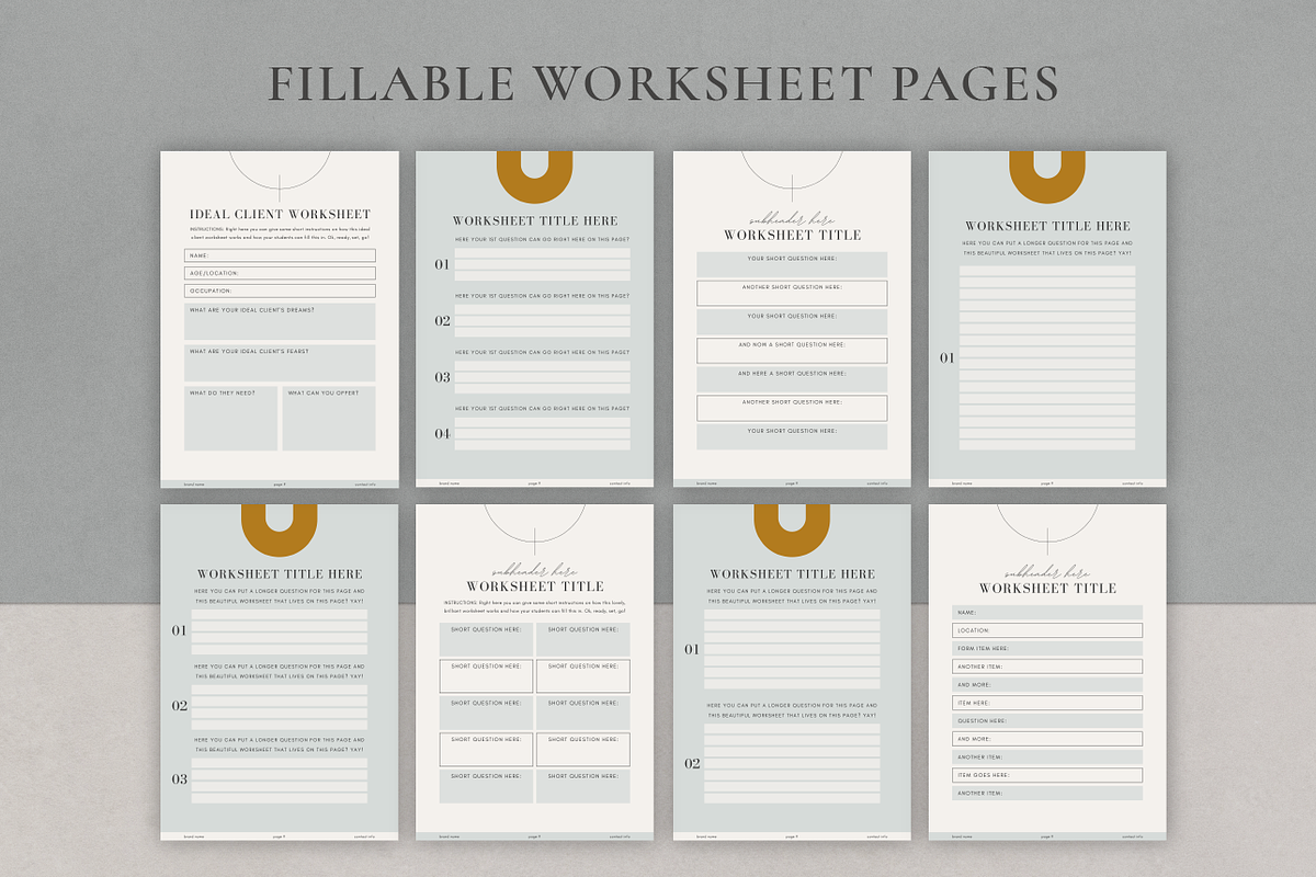 Course Workbook Canva Template, a Design Template by Studio Soluna (Photo 12 of 16)