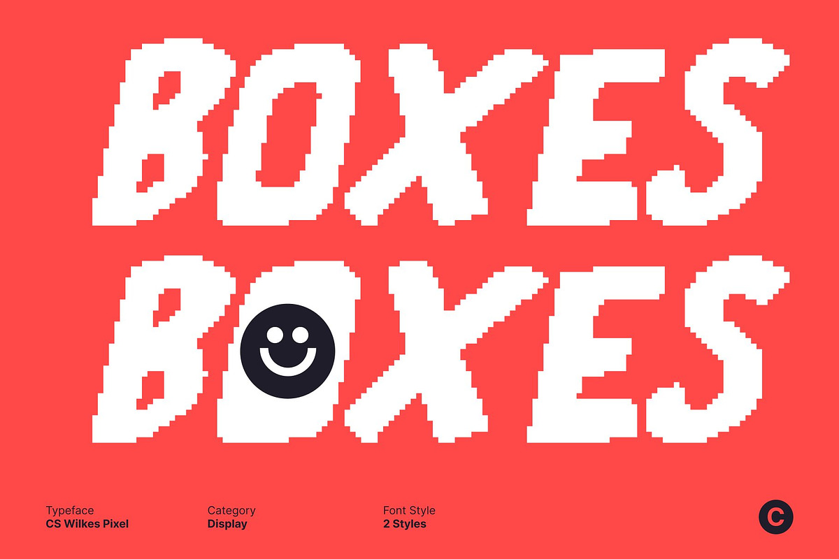 CS Wilkes Pixel, a Sans Serif Font by Craft Supply Co. (Photo 4 of 8)