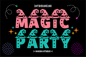 Magic Party - Spooky Witch Font