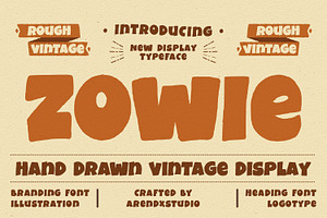 Zowie - Display Font