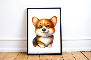 Cute Corgi Dog Clipart Funny Dog PNG