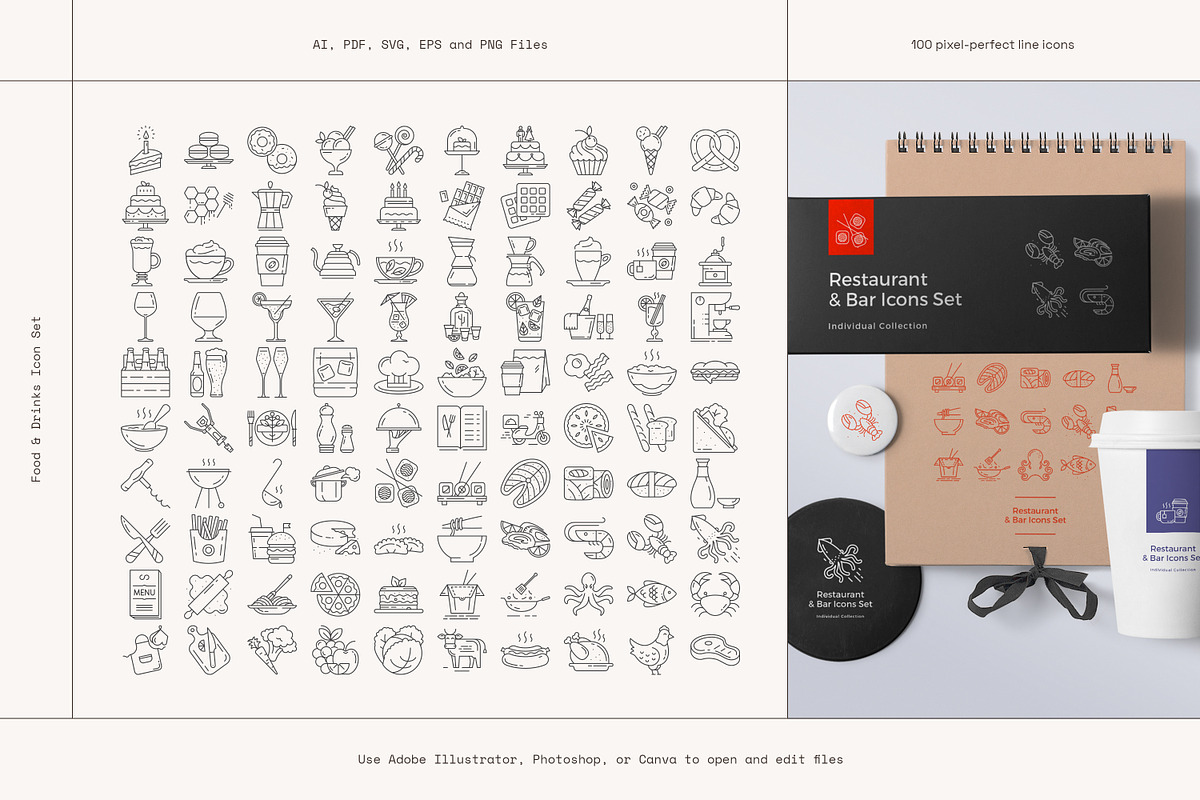 Mega Bundle 20 in 1, an Outline Icon by iStar Design (Photo 2 of 22)