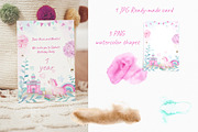 Girls Watercolor Collection, an Illustration by NataliArkushArt (Thumbnail 12 of 15)