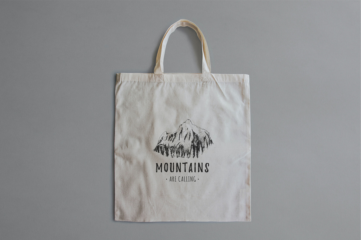 Mountain and Tree Illustrations, an Illustration by Chewie Co (Photo 3 of 10)