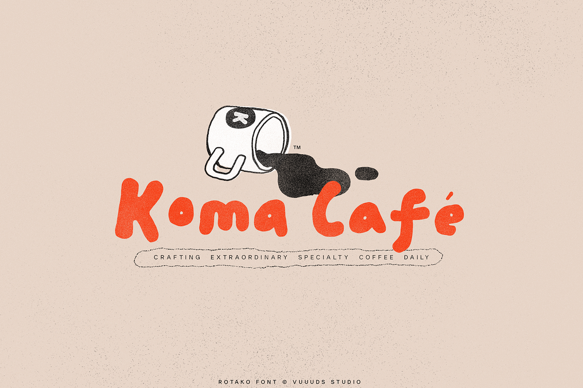 Rotako, a Sans Serif Font by vuuuds (Photo 4 of 10)