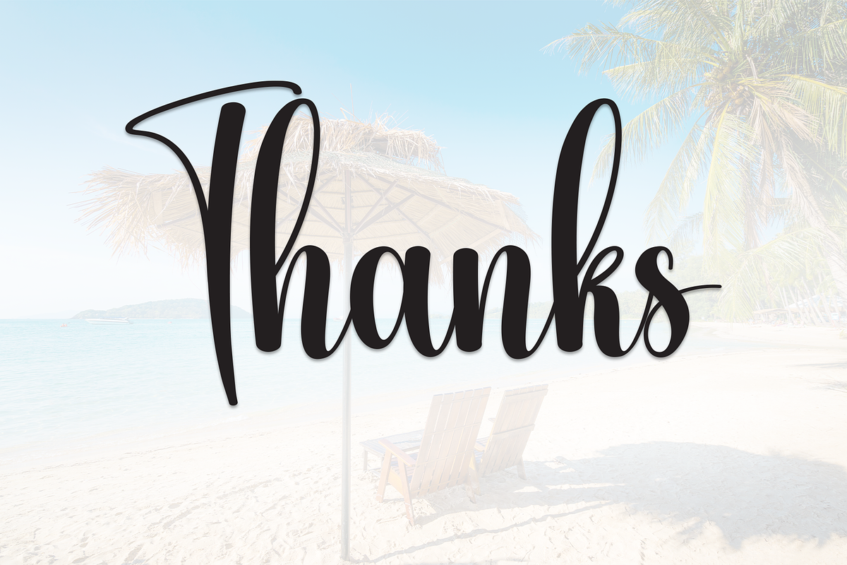 Vacation | Script Font, a Handwritten Font by Scratchones (Photo 9 of 9)