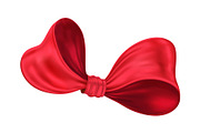 Red ribbon bows set, an Object Illustration by Yayasya (Thumbnail 3 of 3)