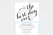 Invitation Template SHR444, an Invitation Template by Shafura_Wedding (Thumbnail 4 of 5)