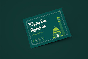 Happy Eid Greeting Card