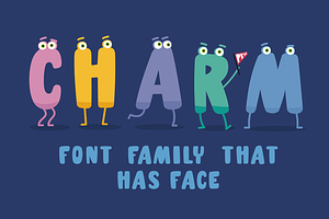 Charm - Illustrated Letter Font