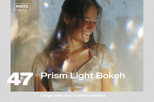 Prism Light Bokeh Overlays, a Texture Graphic by PhotoSpirit