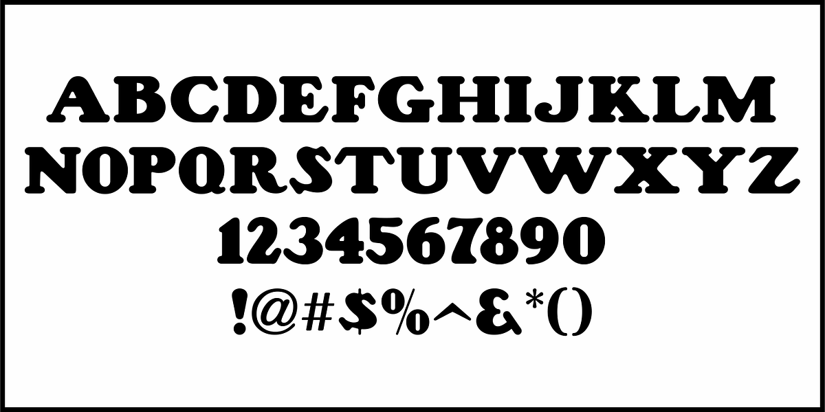 Extra Bold Nouveau, a Serif Font by Jeff Levine Fonts (Photo 3 of 5)