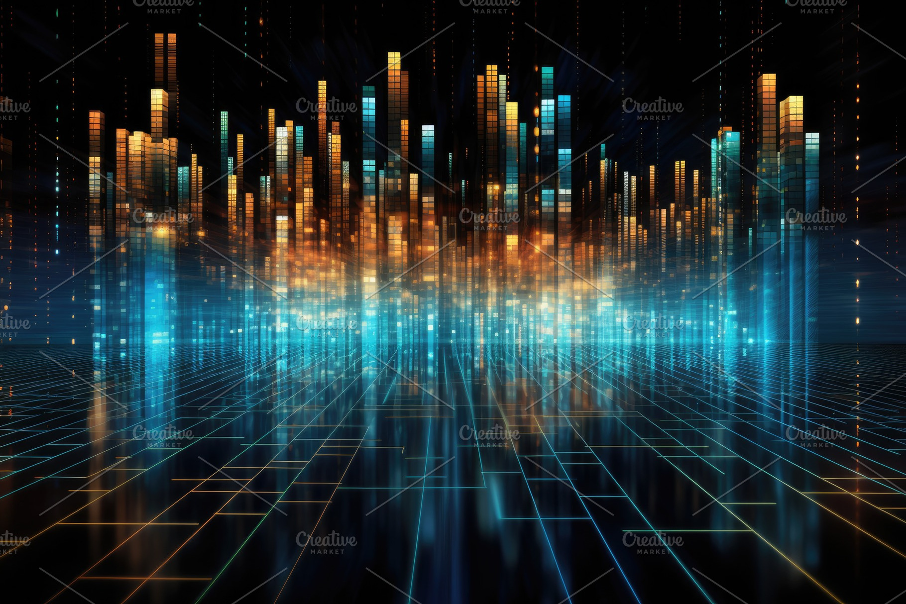 abstract technology background with, a Photo by Iftikhar Alam