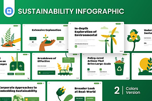 Sustainability Infographic Keynote, a Presentation Template by Antstheme